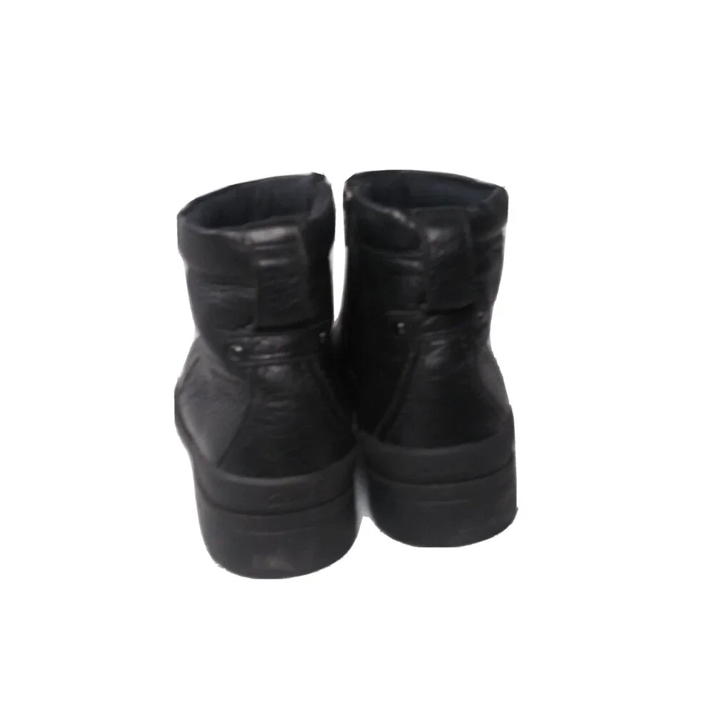 Clarks Kimball Zip Boots Men's Size 8 M Black Leather